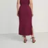 Women's Cotton Pointelle Sweater Maxi Skirt - Set Bottom, Back