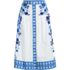 Women's Poplin Border Print Midi Skirt - Set Bottom, Front