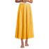 Women's Poplin Godet Maxi Skirt - Set Bottom, Front