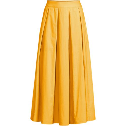 Women's Poplin Godet Maxi Skirt - Set Bottom, Front