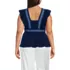 Women's Plus Size Lightweight Jersey Ruffle Peplum Top, Back