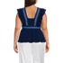Women's Plus Size Lightweight Jersey Ruffle Peplum Top, Back
