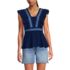 Women's Lightweight Jersey Ruffle Peplum Top, Front