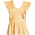 Women's Plus Size Lightweight Jersey Ruffle Peplum Top, Front
