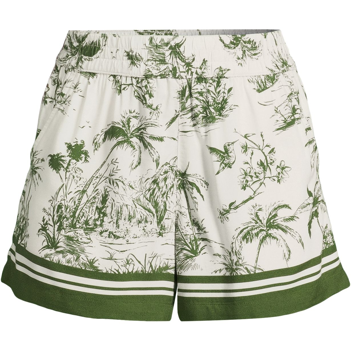 Women's Rayon High Rise 5" Pull On Shorts - Set Bottom
