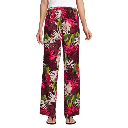 Women's Tall Rayon High Rise Wide Leg Pants - Set Bottom - image 4