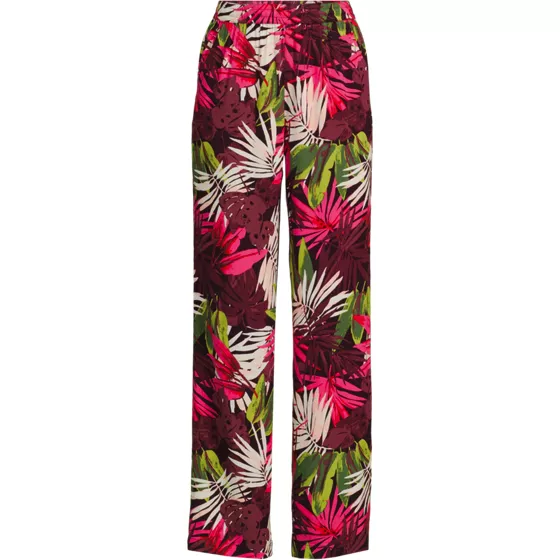 Women's Rayon High Rise Wide Leg Pants - Set Bottom - primary