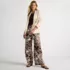 Women's Rayon High Rise Wide Leg Pants - Set Bottom, alternative image