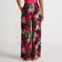 Women's Rayon High Rise Wide Leg Pants - Set Bottom, Back