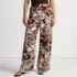 Women's Rayon High Rise Wide Leg Pants - Set Bottom, Front
