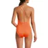 Women's Tugless QuickDry Strappy Back High Leg One Piece, Back