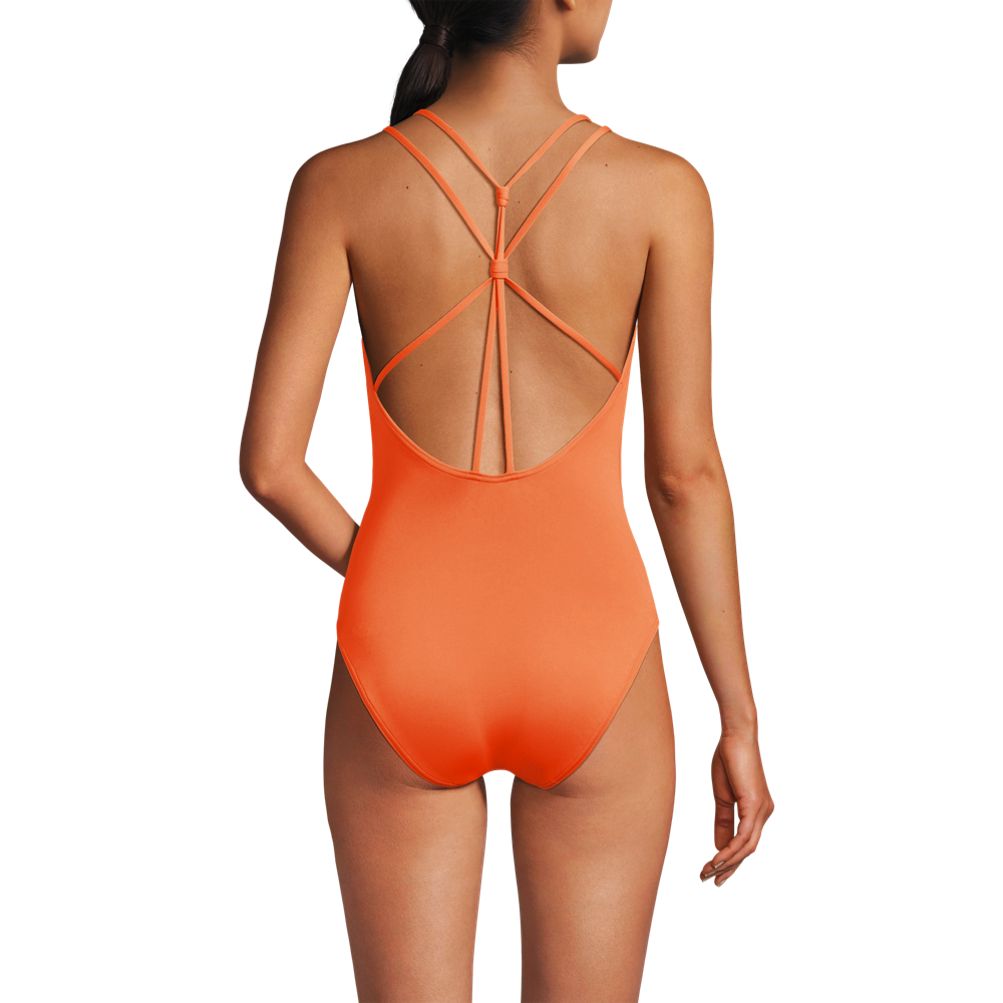 Women's Tugless QuickDry V-Neck Multi-Way High Leg One Piece