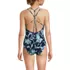 Women's Tugless QuickDry Strappy Back High Leg One Piece, Back