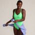 Women's Petite Tugless QuickDry V-Neck Multi-Way High Leg One Piece Swimsuit, alternative image