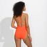 Women's Tugless QuickDry V-Neck Multi-Way High Leg One Piece Swimsuit, alternative image
