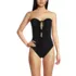 Women's Cut Out Multiway Halter High Leg One Piece Swimsuit, alternative image