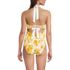 Women's Halter Cut Out High Leg One Piece Swimsuit, Back