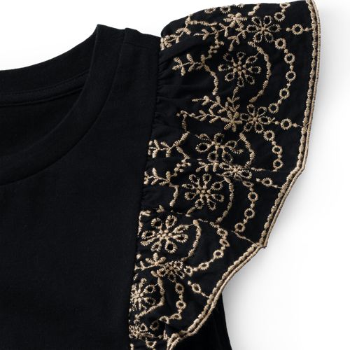 Women's Embroidered Ruffle Tank Top - image 4