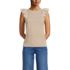 Women's Embroidered Ruffle Tank Top, Front