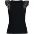 Women's Embroidered Ruffle Tank Top, Front