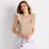 Women's Embroidered Ruffle Tank Top, alternative image