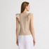 Women's Embroidered Ruffle Tank Top, Back
