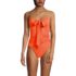 Women's Slender Suit Multi-Way Bandeau High Leg One Piece Swimsuit, alternative image