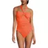 Women's SlenderSuit Multi-Way Bandeau High Leg One Piece Swimsuit, Front