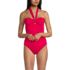 Women's SlenderSuit Multi-Way Bandeau High Leg One Piece Swimsuit, Front
