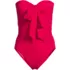 Women's Plus Size SlenderSuit Multi-Way Bandeau High Leg One Piece Swimsuit, alternative image