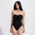 Women's SlenderSuit Multi-Way Bandeau High Leg One Piece Swimsuit, alternative image