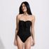 Women's Slender Suit Multi-Way Bandeau High Leg One Piece Swimsuit, alternative image