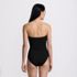 Women's Slender Suit Multi-Way Bandeau High Leg One Piece Swimsuit, alternative image