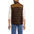 Men's Faux Leather Western Insulated Vest, Back