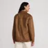 Unisex Faux Suede Trucker Jacket, Back