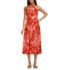 Women's Cotton Modal Halter Midi Dress, Front
