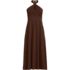 Women's Cotton Modal Halter Midi Dress, Front