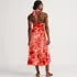 Women's Cotton Modal Halter Midi Dress, Back