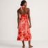Women's Cotton Modal Halter Midi Dress, Back