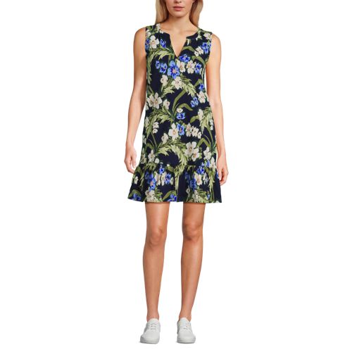 Deep Sea/Blue Floral Tropic