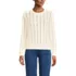 Women's Drifter Cable Pointelle Stitch Sweater, Front