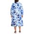 Women's Plus Size Cotton Blend Bracelet Sleeve Midi Shirt Dress, Back
