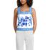 Women's Poplin Square Neck Tank Top, Front