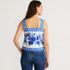 Women's Poplin Square Neck Tank Top, Back