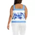 Women's Plus Size Poplin Square Neck Tank Top, Back