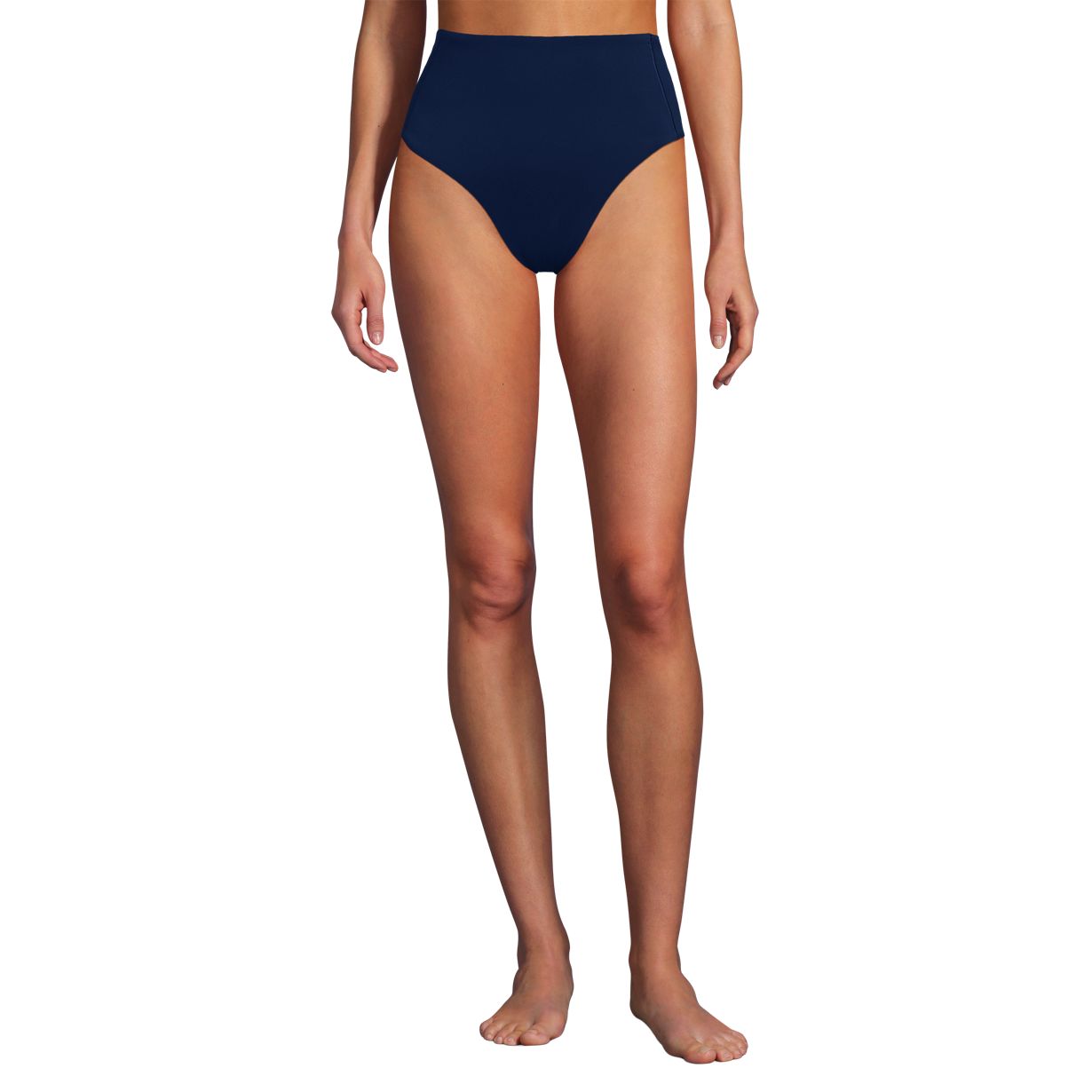 Women's Tugless QuickDry High Waisted High Leg Bikini Bottoms