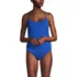 Women's Tugless QuickDry Adjustable Strappy Back Tankini Top, Front