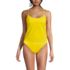 Women's Tugless QuickDry Adjustable Strappy Back Tankini Top, Front