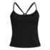 Women's Petite Tugless QuickDry Adjustable Strappy Back Tankini Top, Front