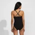 Women's Tugless QuickDry Adjustable Strappy Back Tankini Top, Back